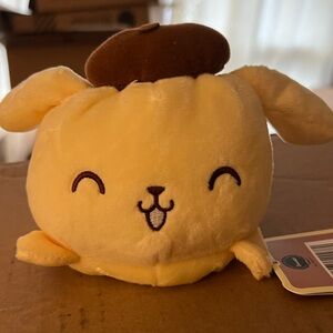 TeeTurtle Sanrio Pompompurin Reversible Plush New